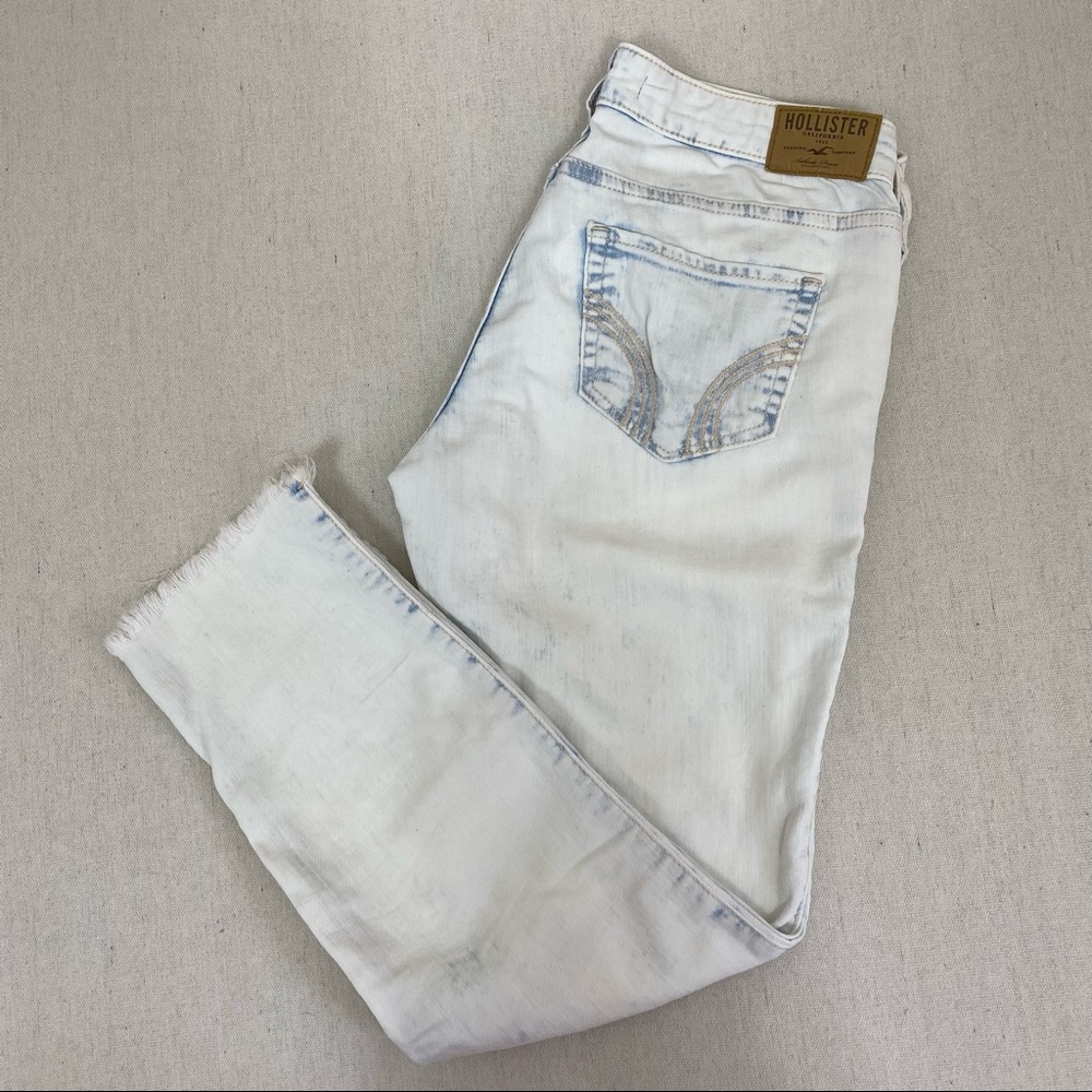 Hollister Vintage Y2K Light Wash Ankle Jeans